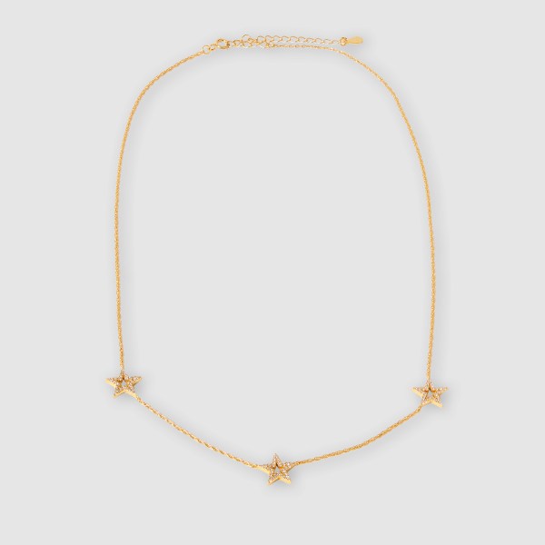 TRIPLE STAR NECKLACE - GOLD