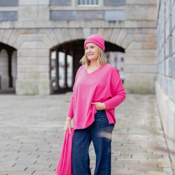Fleur jumper 100% Mongolian cashmere in 6 beautiful colours