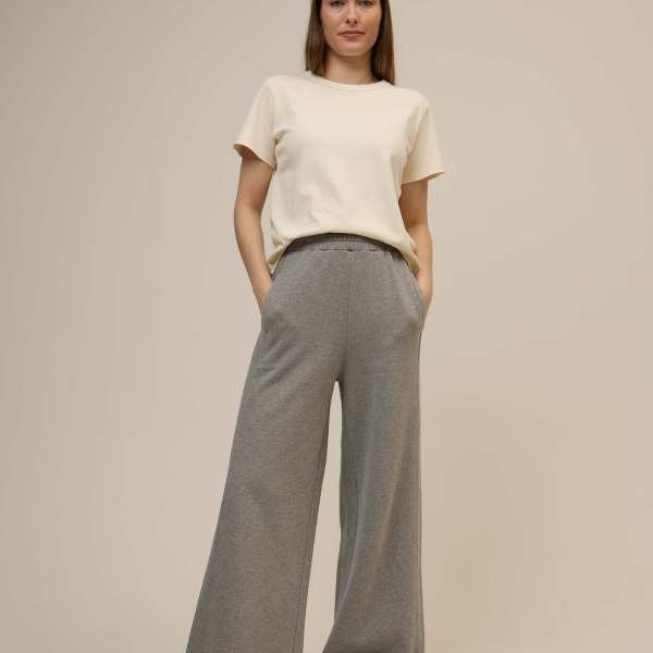 organic cotton grey joggers