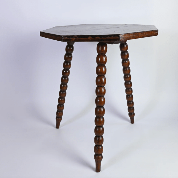 Mahogany Bobbin legged side Table