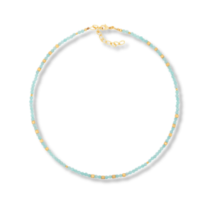 Alma Necklace - Aqua Chalcedony