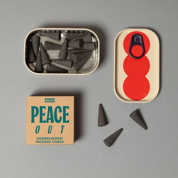Peace Out Sandalwood Incense Cones