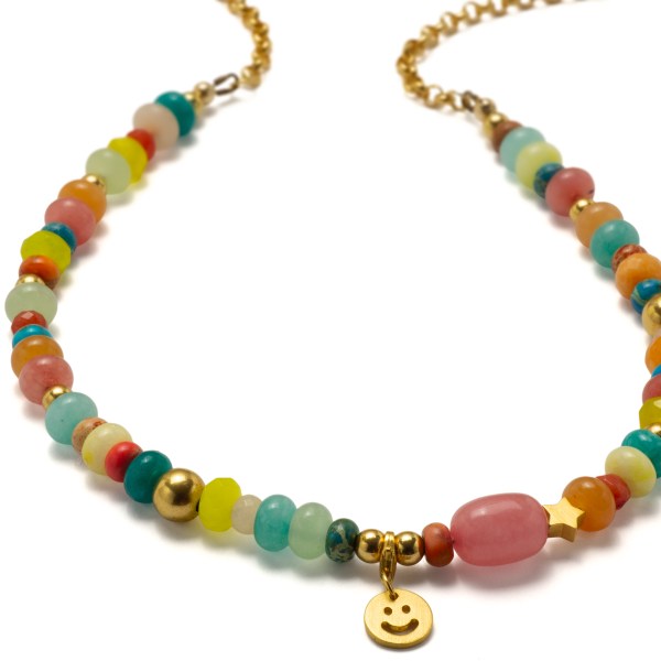 Bright Side Necklace in Happy Hour