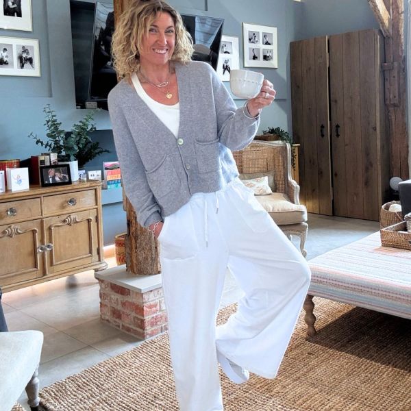 Dorset Joggers | White