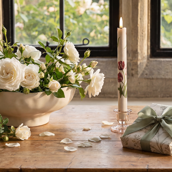 Heritage Tulip Flameless LED Wax Candles