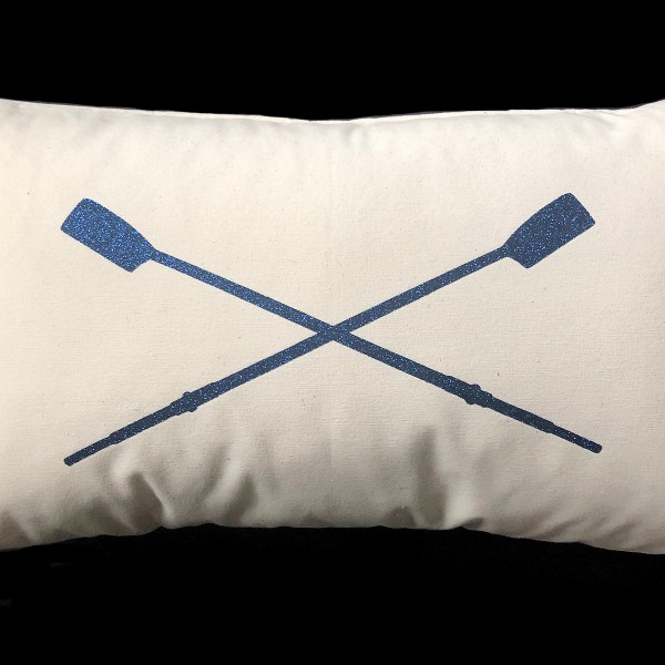 Crossed Oar Cushion
