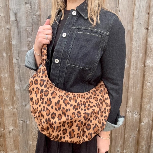 Leopard Print Cross Body and Shoulder Bag