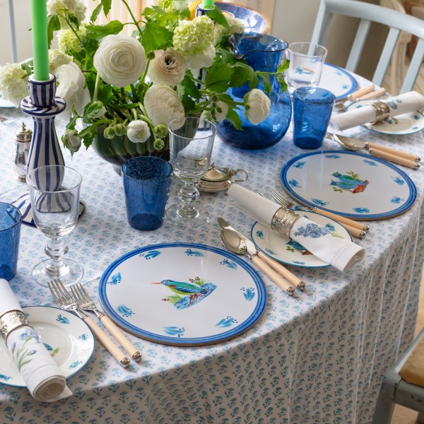 BLUE BIRD GARDEN TABLE MATS