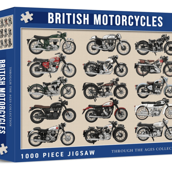 1,000 Piece Jigsaws - Landrover, Spitfire, Motorcycles, Grand Prix