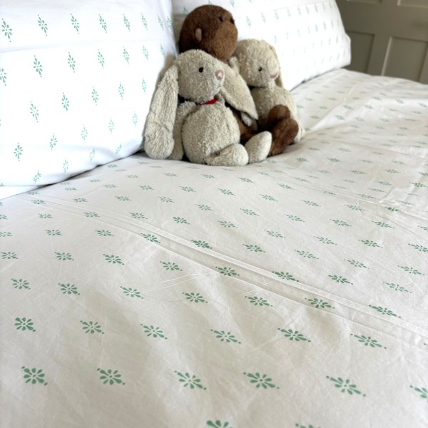 Annie Sage Green Single Bedding Set