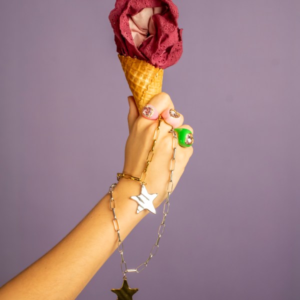Wine Red Jumbo Hair Scrunchie