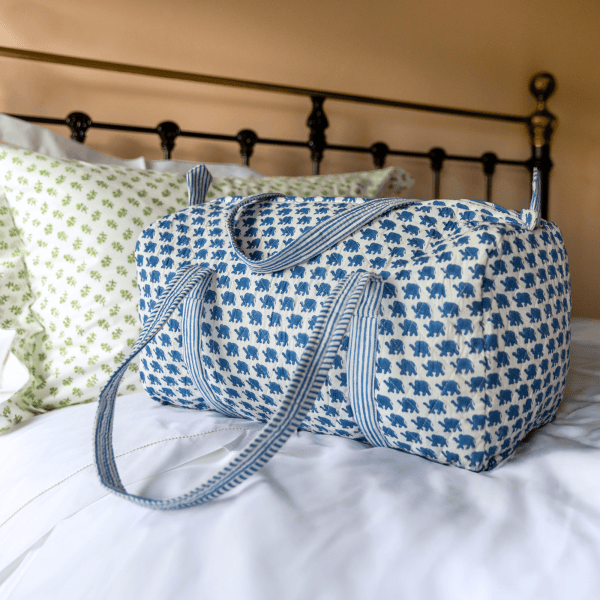 Blue Elephant Weekend Bag