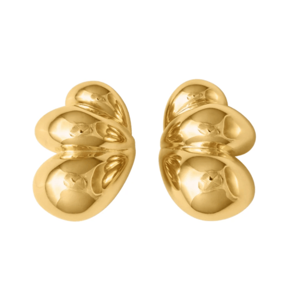 1. Butterfly Gold Earrings