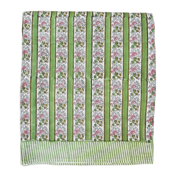 DM x Voi Green Floral Tablecloth