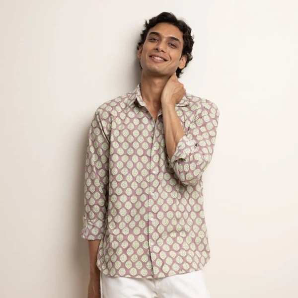 CLASSIC SHIRT — LAVENDER & APPLE BUTI