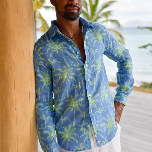 Linen Mens Shirt in lightweight linen