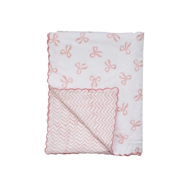Scalloped Dohar Baby Blanket